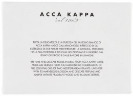 Mydło do ciała - Acca Kappa White Moss Vegetable Soap — Zdjęcie N3