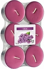 Zestaw podgrzewaczy Lilia - Bispol Lilac Maxi Scented Candles — Zdjęcie N1