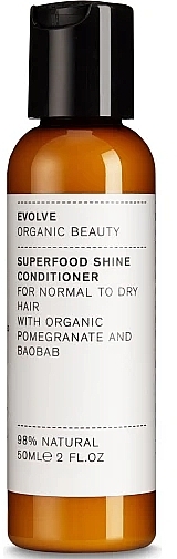 Odżywka nabłyszczająca do włosów - Evolve Beauty Superfood Shine Natural Conditioner — Zdjęcie N1