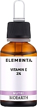 Serum do twarzy z witaminą E 2% - Bioearth Elementa Nutri Vitamin E 2% — Zdjęcie N1