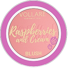 Róż do policzków - Vollare Blush Raspberries And Cream  — Zdjęcie N2