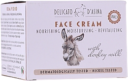 Krem do twarzy z oślim mlekiem - Florinda Delicato d'Asina Face Cream — Zdjęcie N1