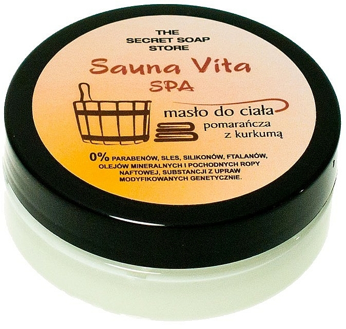 Masło do ciała Pomarańcza i kurkuma - The Secret Soap Store Sauna Vita Spa — фото N1