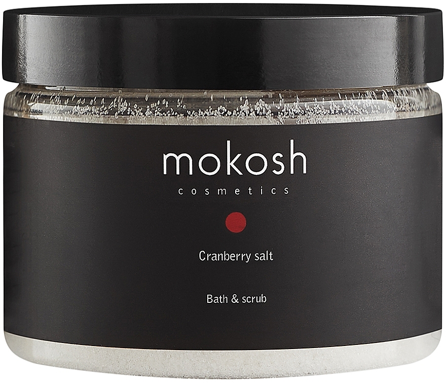 Sól do ciała Żurawinowa - Mokosh Cosmetics Cranberry Salt