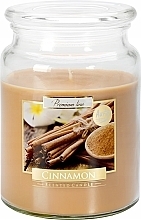 Kup Świeca aromatyczna premium w szkle Cynamon - Bispol Premium Line Aura Cinnamon