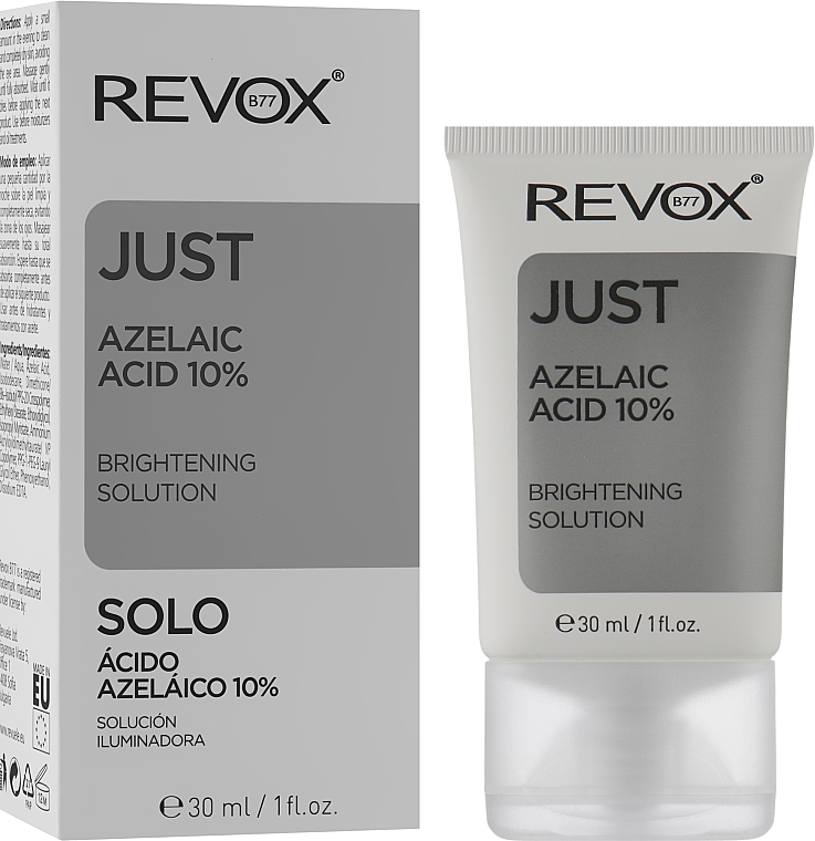 Rozjaśniające serum do twarzy z kwasem azelainowym 10% - Revox Just Azelaic Acid Suspension 10% — Zdjęcie N2