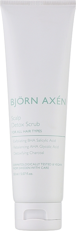 Detoksykujący peeling do skóry głowy - BjOrn AxEn Scalp Detox Scrub — Zdjęcie N1