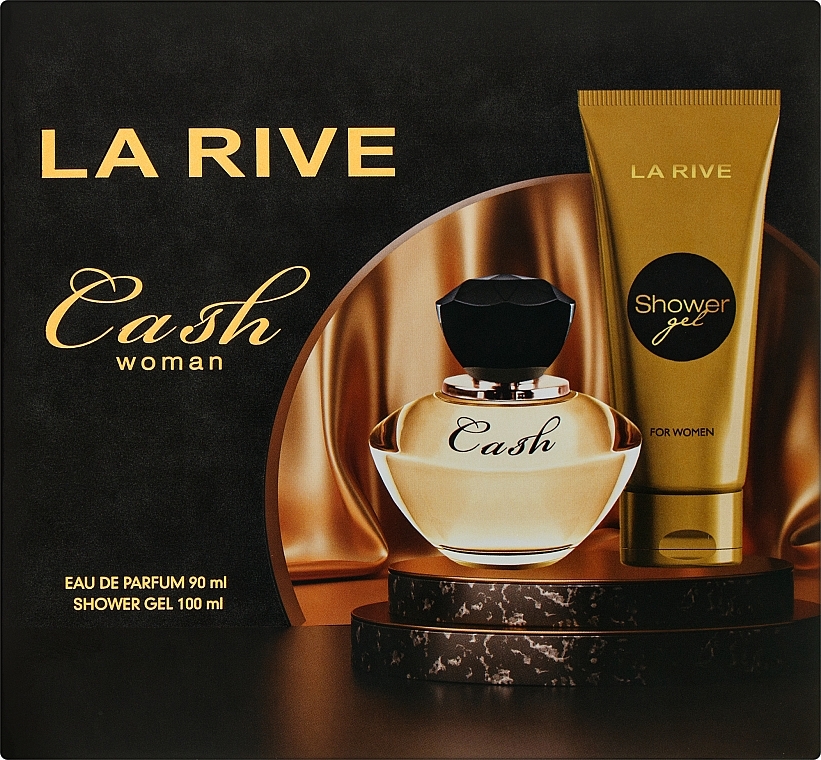 La Rive Cash Woman - Zestaw (edp 90 ml + sh/gel 100 ml) — Zdjęcie N1