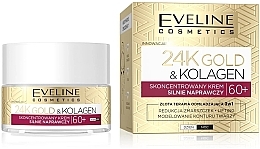 Kup Rewitalizujący krem ​​do twarzy - Eveline Cosmetics 24K Gold&Kolagen Revitalizing Cream 60+
