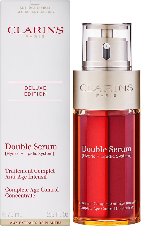 Serum do twarzy o podwójnym działaniu - Clarins Double Serum Complete Age Control Concentrate — Zdjęcie N2