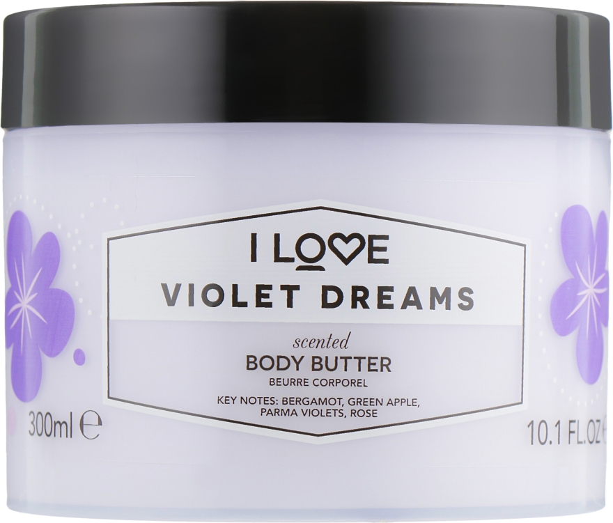 Naturalne masło do ciała Fioletowe marzenia - I Love... Violet Dreams Body Butter — Zdjęcie N1