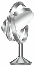 Okrągłe lustro sensoryczne, 25 cm - Simplehuman Sensor Mirror Trio Max Stainless Steel — Zdjęcie N4