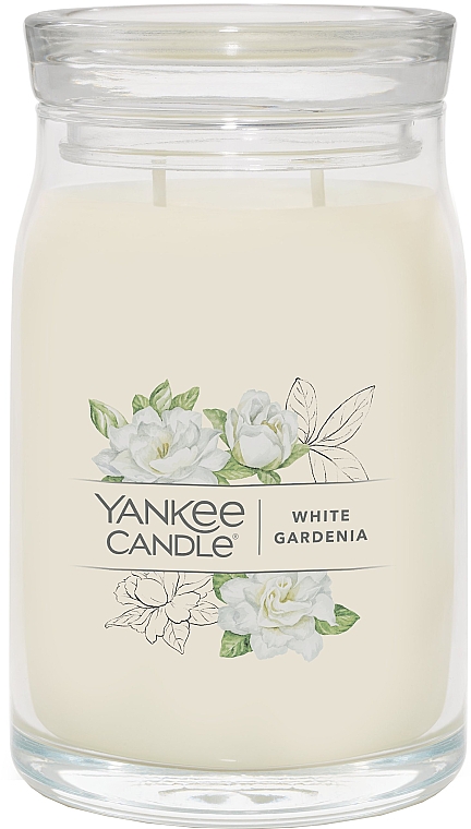 Świeca zapachowa w słoiku White Gardenia, 2 knoty - Yankee Candle White Gardenia — Zdjęcie N1