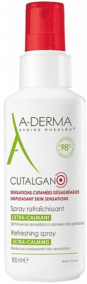 Ultrałagodzący spray odświeżający do ciała - Derma Cutalgan Ultra-Calming Refreshing Spray