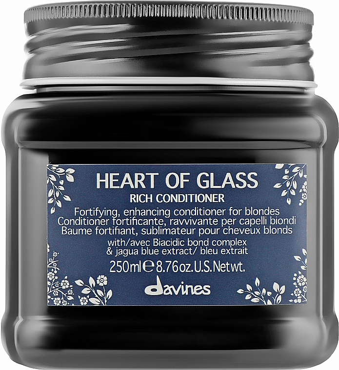 Odżywka pielęgnująca kolor do włosów farbowanych i rozjaśnianych - Davines Heart Of Glass Rich Conditioner — Zdjęcie N3