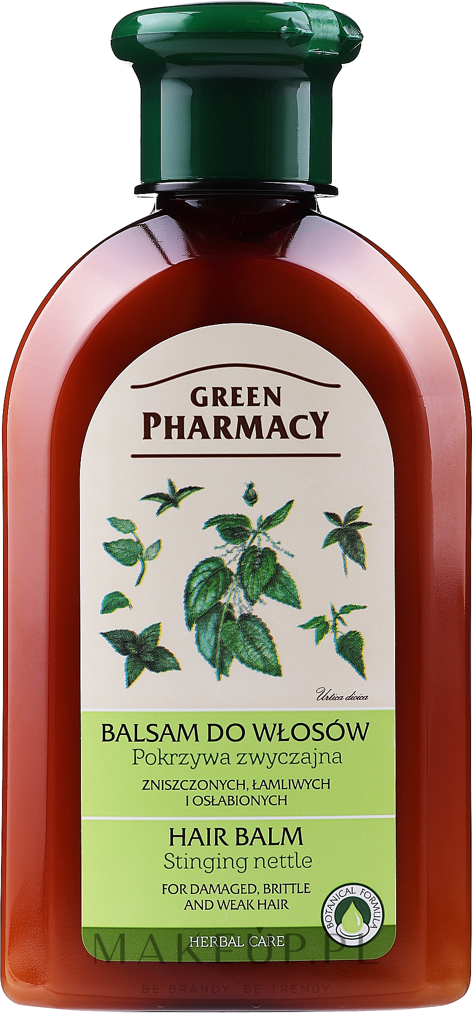 Balsam do włosów zniszczonych, łamliwych i osłabionych Pokrzywa zwyczajna - Green Pharmacy — Zdjęcie 300 ml