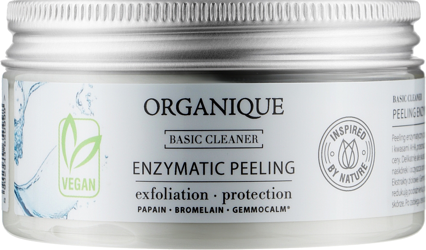 Peeling enzymatyczny z ziołami - Organique Basic Cleaner Enzymatic Peeling