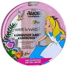 Paleta rozświetlaczy - Wet N Wild Alice in Wonderland Curiouser And Curiouser Highlighter Palette — Zdjęcie N1