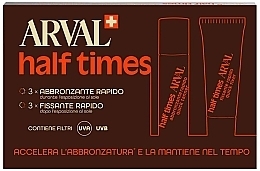 Kup Zestaw do opalania - Arval Half Times (tanning/3x10ml + fix/3x10ml)