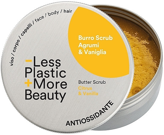 Przeciwutleniający peeling olejowy Cytrusy i wanilia - Sapone Di Un Tempo Butter Scrub Citrus & Vanilla Antioxidant — Zdjęcie N1