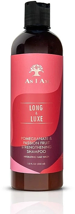 Nawilżający szampon do włosów - As I Am Long & Luxe Strengthening Shampoo — Zdjęcie N1