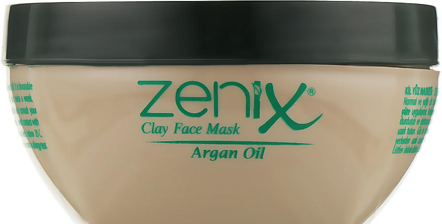 Glinkowa maseczka do twarzy z olejem arganowym - Zenix Professional SkinCare Clay Face Mask Argan Oil — Zdjęcie N4