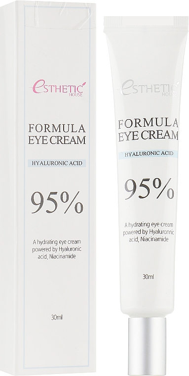 Krem nawilżający do skóry wokół oczu Kwas hialuronowy i niacynamid - Esthetic House Formula Eye Cream Hyaluronic Acid 95%