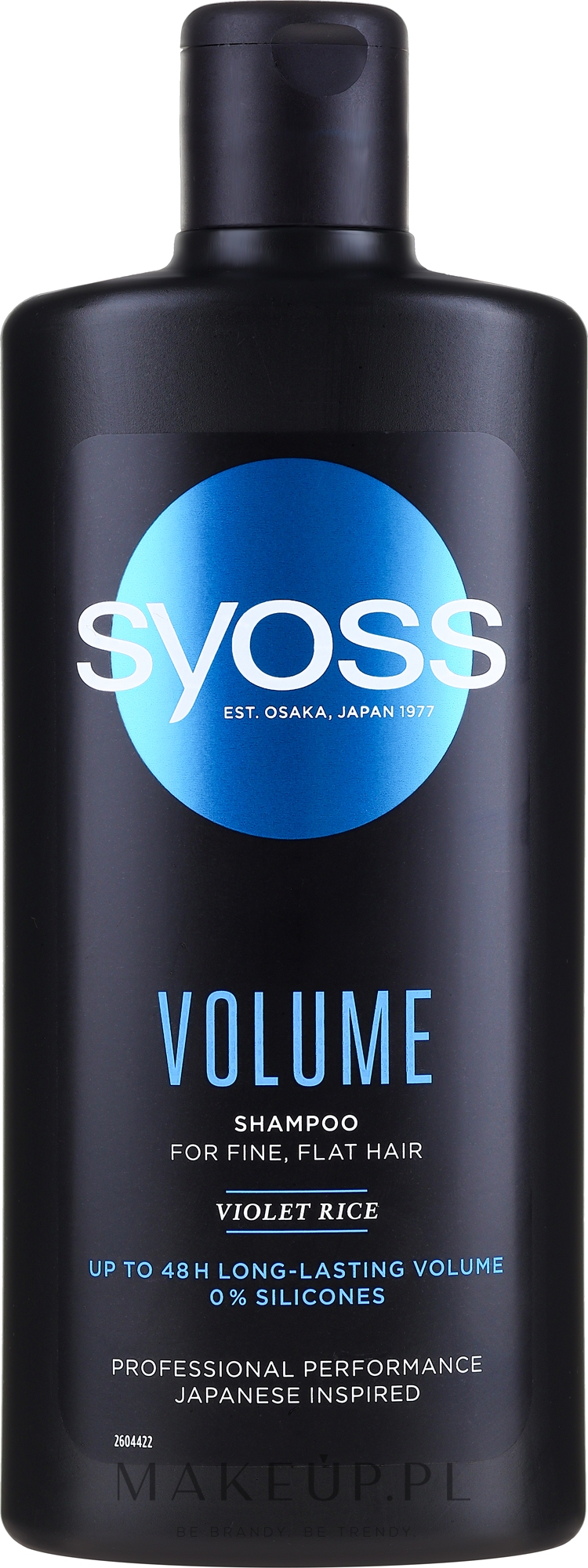 Szampon zwiększający objętość włosów - Syoss Volume Violet Rice Shampoo — Zdjęcie 440 ml