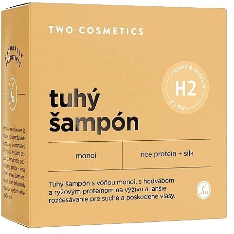 Szampon w kostce Regeneracja i odżywienie - Two Cosmetics Repair & Nourish Solid Shampoo — Zdjęcie N1