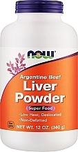 Kup Suplement diety na bazie proszku z wątroby wołowej - Now Foods Argentine Beef Liver Powder