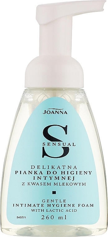 Delikatna pianka do higieny intymnej - Joanna Sensual Gentle Intimate Hygiene Foam — Zdjęcie N1