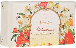 Kup Mydło naturalne w kostce Narcyz i granat - Saponificio Artigianale Fiorentino Narcissus & Pomegranate Soap
