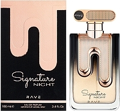 Rave Signature Night - Woda perfumowana — Zdjęcie N2