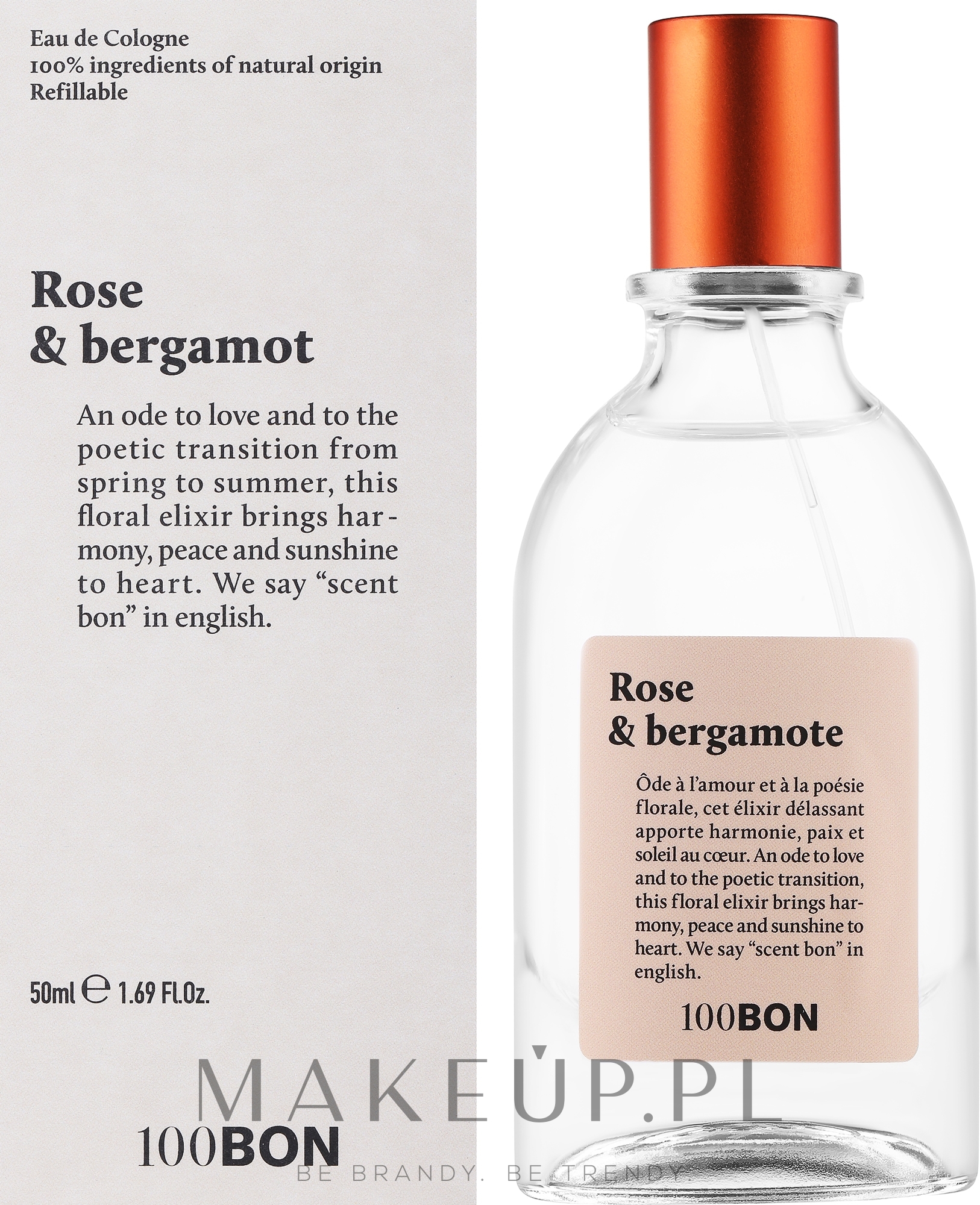 100BON Bergamote & Rose Sauvage - Woda perfumowana — Zdjęcie 50 ml