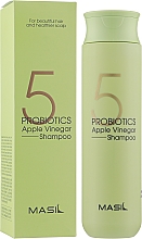 Łagodny szampon bezsiarczanowy z probiotykami i octem jabłkowym - Masil 5 Probiotics Apple Vinegar Shampoo — Zdjęcie N6