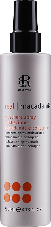 Maska w sprayu do włosów z olejem makadamia i kolagenem - RR Line Macadamia Star