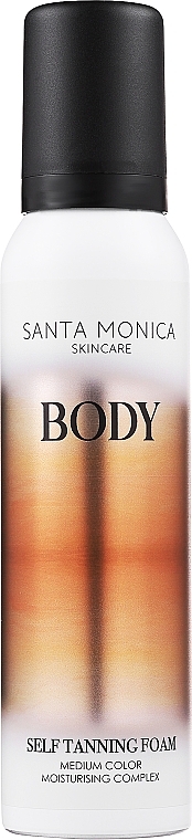 Samoopalacz do ciała - Santa Monica SkinCare Body Self Tanning Foam — Zdjęcie N1