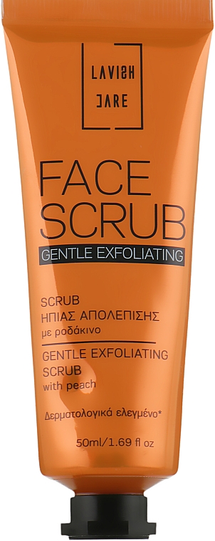 Peeling do cery wrażliwej z brzoskwinią - Lavish Care Face Scrub Peach — Zdjęcie N1