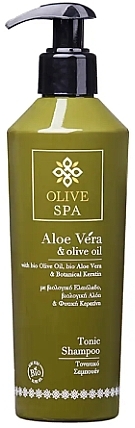 Tonizujący szampon do włosów - Olive Spa Tonic Shampoo — Zdjęcie N1