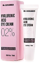 Krem pod oczy z kwasem hialuronowym 0,2% - Mr.Scrubber Hyaluronic Acid Eye Cream — Zdjęcie N1