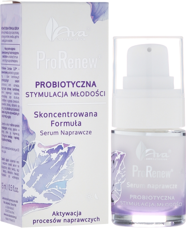 Serum naprawcze pod oczy Probiotyczna stymulacja młodości - Ava Laboratorium ProRenew — Zdjęcie N1