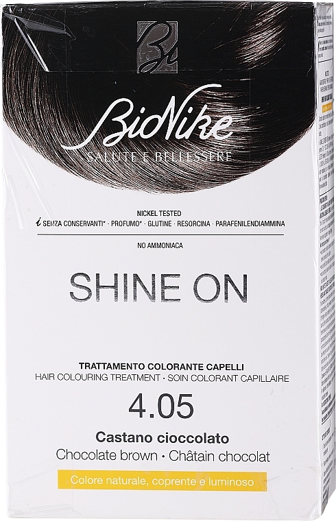PRZECENA! Farba do włosów - BioNike Shine On Hair Colouring Treatment * — Zdjęcie N2