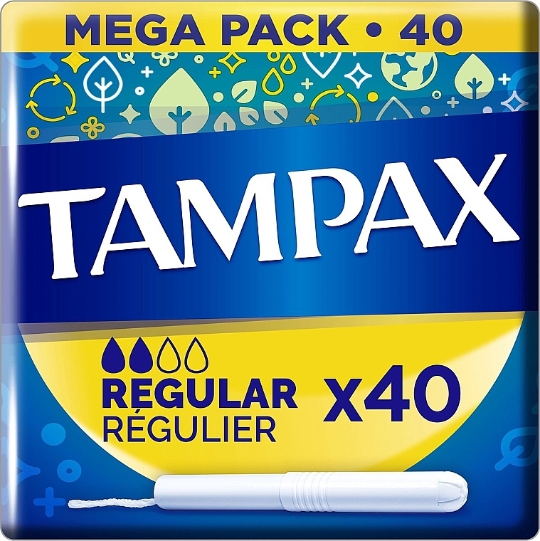 40 tamponów z aplikatorem - Tampax Regular  — Zdjęcie N1