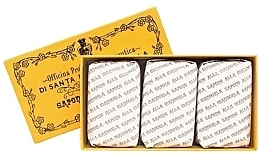 Zestaw - Santa Maria Novella Almond Soap Box (soap/3*105g) — Zdjęcie N1