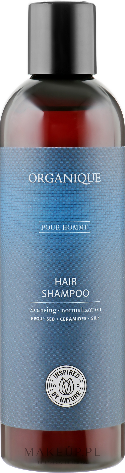 Odświeżający szampon do włosów dla mężczyzn - Organique Naturals Pour Homme Hair Shampoo — Zdjęcie 250 ml
