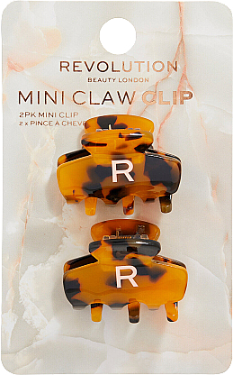 Komplet mini spinek do włosów, 2 szt. - Revolution Haircare Mini Acetate Claw Clip