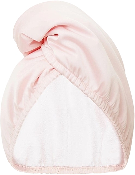 Dwustronny satynowy turban do włosów, szampański - Glov Double-Sided Satin Hair Towel Wrap Champagne — Zdjęcie N1