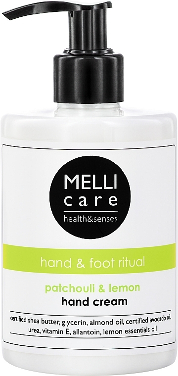 PRZECENA! Krem do rąk Paczula i cytryna - Melli Care Hand & Foot Ritual Patchouli & Lemon Hand Cream * — Zdjęcie N5