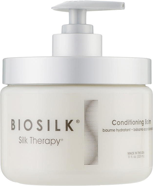 Odżywczy balsam do włosów po trwałej ondulacji - BioSilk Silk Therapy Conditioning Balm — Zdjęcie N1