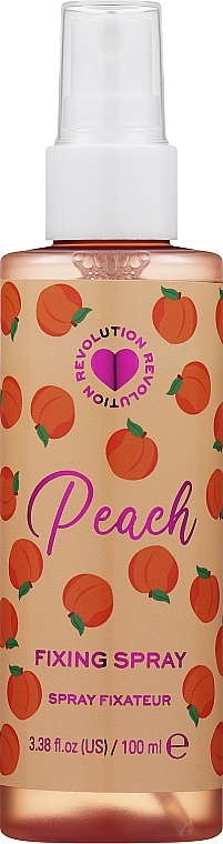 Utrwalacz makijażu w sprayu - I Heart Revolution Fixing Spray Peaches & Cream